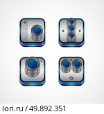 realistic camera photography media. realistic camera photography media theme vector art illustration. Стоковая иллюстрация, агентство Ingram Publishing / Фотобанк Лори