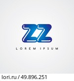 initial letter linked uppercase logo black red in white background. Стоковая иллюстрация, агентство Ingram Publishing / Фотобанк Лори