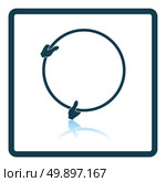 Icon of hand holding photography reflector. Shadow reflection design. Vector illustration. Стоковая иллюстрация, агентство Ingram Publishing / Фотобанк Лори