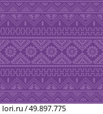 purple native american ethnic pattern. purple native american ethnic pattern theme vector art. Стоковая иллюстрация, агентство Ingram Publishing / Фотобанк Лори