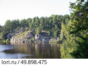 Фиорд в Карелии. Стоковое фото, фотограф Александр Лубенцов / Фотобанк Лори