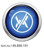 Barbed wire icon. Glossy button design. Vector illustration. Стоковая иллюстрация, агентство Ingram Publishing / Фотобанк Лори