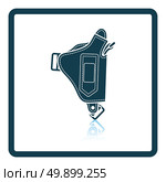 Police holster gun icon. Shadow reflection design. Vector illustration. Стоковая иллюстрация, агентство Ingram Publishing / Фотобанк Лори