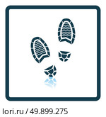 Man footprint icon. Shadow reflection design. Vector illustration. Стоковая иллюстрация, агентство Ingram Publishing / Фотобанк Лори