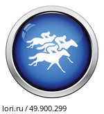 Horse ride icon. Glossy button design. Vector illustration. Стоковая иллюстрация, агентство Ingram Publishing / Фотобанк Лори