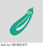 Eggplant  icon. Gray background with green. Vector illustration. Стоковая иллюстрация, агентство Ingram Publishing / Фотобанк Лори