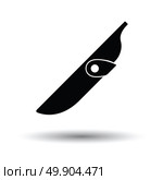 Knife scabbard icon. White background with shadow design. Vector illustration. Стоковая иллюстрация, агентство Ingram Publishing / Фотобанк Лори
