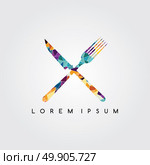 logotype logo abstract colorful geometrical. Стоковая иллюстрация, агентство Ingram Publishing / Фотобанк Лори
