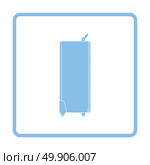 Icon of studio photo light bag. Blue frame design. Vector illustration. Стоковая иллюстрация, агентство Ingram Publishing / Фотобанк Лори