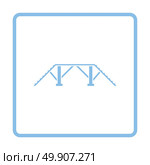Dog training bench icon. Blue frame design. Vector illustration. Стоковая иллюстрация, агентство Ingram Publishing / Фотобанк Лори