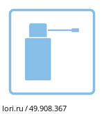 Inhalator icon. Blue frame design. Vector illustration. Стоковая иллюстрация, агентство Ingram Publishing / Фотобанк Лори