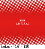 Abstract red dotted line vector halftone effect background with copy space. Стоковая иллюстрация, агентство Ingram Publishing / Фотобанк Лори