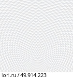 abstract striped gray and white curved triangle pattern lined. Vector Illustration, for print, ad, magazine, poster, leaflet. Стоковая иллюстрация, агентство Ingram Publishing / Фотобанк Лори