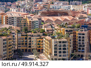 Monaco Fontvieille cityscape Monte carlo French Riviera. Monaco Fontvieille cityscape. Стоковое фото, агентство Ingram Publishing / Фотобанк Лори
