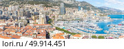 Monaco Monte Carlo harbour french riviera Panorama. Стоковое фото, агентство Ingram Publishing / Фотобанк Лори