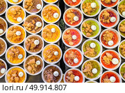 Assorted of variety of creme brulee. Стоковое фото, агентство Ingram Publishing / Фотобанк Лори