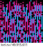 Vector pink and blue Irregular rounded lines vertical halftone transition abstract background pattern. Стоковая иллюстрация, агентство Ingram Publishing / Фотобанк Лори
