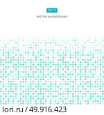 Abstract stripe green and white random dots digital technology halftone background vector. Стоковая иллюстрация, агентство Ingram Publishing / Фотобанк Лори