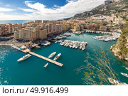 Monaco Fontvieille cityscape Monte carlo French Riviera. Стоковое фото, агентство Ingram Publishing / Фотобанк Лори