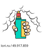 vaporizer electric cigarette vapor mod - vape life. vaporizer electric cigarette vapor mod - vape life vector. Стоковая иллюстрация, агентство Ingram Publishing / Фотобанк Лори