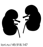 The bladder black color icon. Стоковая иллюстрация, агентство Ingram Publishing / Фотобанк Лори