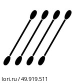 Cotton swabs icon . Стоковая иллюстрация, агентство Ingram Publishing / Фотобанк Лори