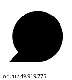 Sign commentary it is black icon . Simple style .. Sign commentary it is black icon . Стоковая иллюстрация, агентство Ingram Publishing / Фотобанк Лори