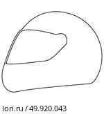 Racing helmet icon . Стоковая иллюстрация, агентство Ingram Publishing / Фотобанк Лори