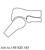 Knee joint  icon .. Knee joint icon . Стоковая иллюстрация, агентство Ingram Publishing / Фотобанк Лори