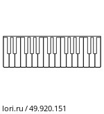 Piano keys icon . Стоковая иллюстрация, агентство Ingram Publishing / Фотобанк Лори