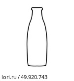 Bottle black icon . Стоковая иллюстрация, агентство Ingram Publishing / Фотобанк Лори