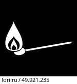 Burning match  icon .. Burning match icon . Стоковая иллюстрация, агентство Ingram Publishing / Фотобанк Лори