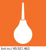 Enema white color icon .. Enema it is white color icon . Стоковая иллюстрация, агентство Ingram Publishing / Фотобанк Лори