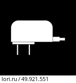 Charger white color icon .. Charger it is white color icon . Стоковая иллюстрация, агентство Ingram Publishing / Фотобанк Лори