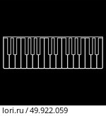 Piano keys icon . Стоковая иллюстрация, агентство Ingram Publishing / Фотобанк Лори