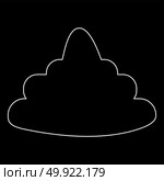 Poo white icon . Стоковая иллюстрация, агентство Ingram Publishing / Фотобанк Лори