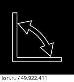 Geometry math signs symbols white icon . Стоковая иллюстрация, агентство Ingram Publishing / Фотобанк Лори