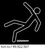 Man slip fall icon . Стоковая иллюстрация, агентство Ingram Publishing / Фотобанк Лори