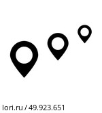 Location way black icon . Стоковая иллюстрация, агентство Ingram Publishing / Фотобанк Лори
