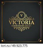 old label vintage floral frame. Стоковая иллюстрация, агентство Ingram Publishing / Фотобанк Лори