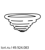Whirlwind black icon . Стоковая иллюстрация, агентство Ingram Publishing / Фотобанк Лори