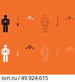Power washing and gutter cleaning  set  icon . Стоковая иллюстрация, агентство Ingram Publishing / Фотобанк Лори