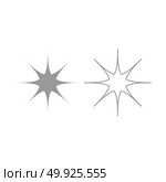 Star icon. Grey set .. Star icon. It is grey set . Стоковая иллюстрация, агентство Ingram Publishing / Фотобанк Лори