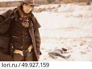 duel between cowboys. affair of honor. Стоковое фото, агентство Ingram Publishing / Фотобанк Лори
