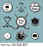 ice hockey label vector. ice hockey label vector art. Стоковая иллюстрация, агентство Ingram Publishing / Фотобанк Лори