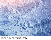 Rime texture on glass. Element of design.. Rime texture . Стоковое фото, агентство Ingram Publishing / Фотобанк Лори