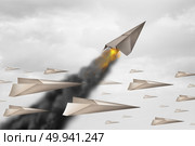 Exceptional performance as a competitive advantage business concept with 3D illustration elements. Стоковое фото, агентство Ingram Publishing / Фотобанк Лори