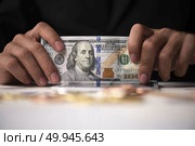 business concept with Dollar bills. Стоковое фото, агентство Ingram Publishing / Фотобанк Лори