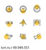 constructions , crane  , saw , handpump ,Watch , time , clock , alaram , day , timers , icon, vector, design,  flat,  collection, style, creative,  icons , setting , gear , . Стоковая иллюстрация, агентство Ingram Publishing / Фотобанк Лори