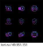 sheild , navigation , golem ,  mobile,  money , coin ,icon, vector, design,  flat,  collection, style, creative,  icons. Стоковая иллюстрация, агентство Ingram Publishing / Фотобанк Лори